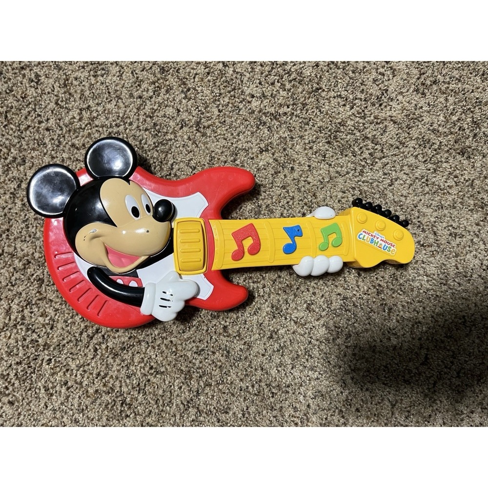 2010 Mattel Guitar Disney Mickey Mouse‎ Clubhouse 15" Musical Toy
